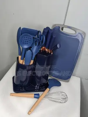 Big Offer  Kitchenware Set Blue Color 19 Set