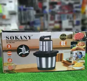 Food Chopper, Commercial Meat Blender, 8L Bowl With 2 Blade