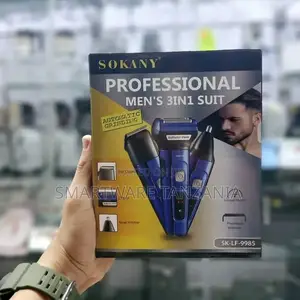Rechargeable Hair Trimmer Cordless 3 Detachable Heads