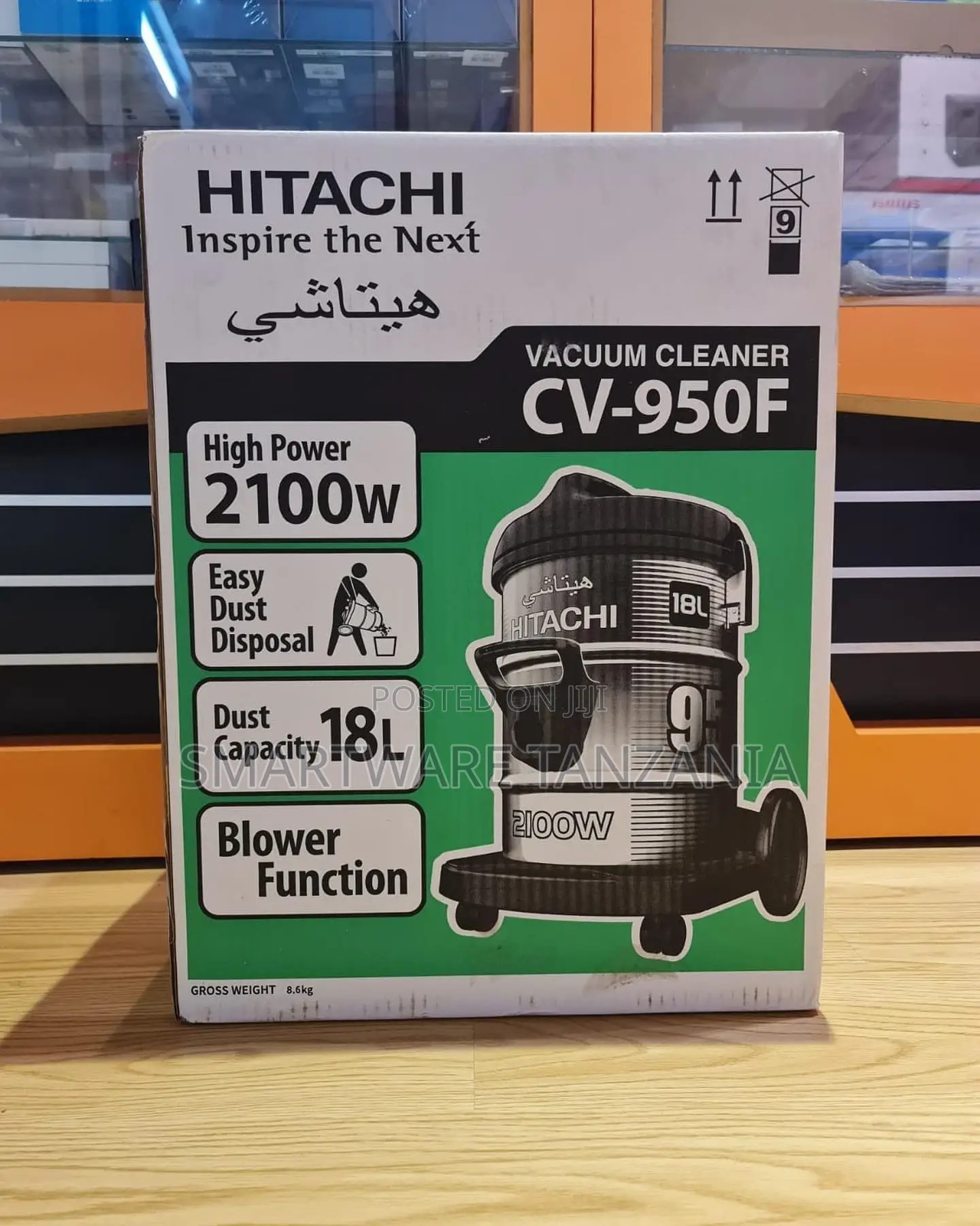 HITACHI Pail Can Vacuum Cleaner 2000 Watt, Cloth Filter