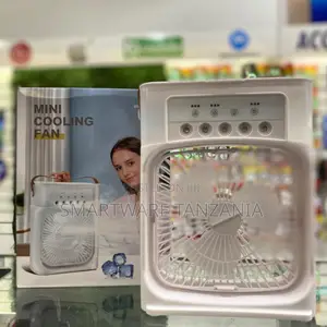 Water Cooled Fan Portable For Tabletop Water Mist Spray Fan