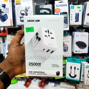 Green Lion 20W Universal Travel Adapter - White