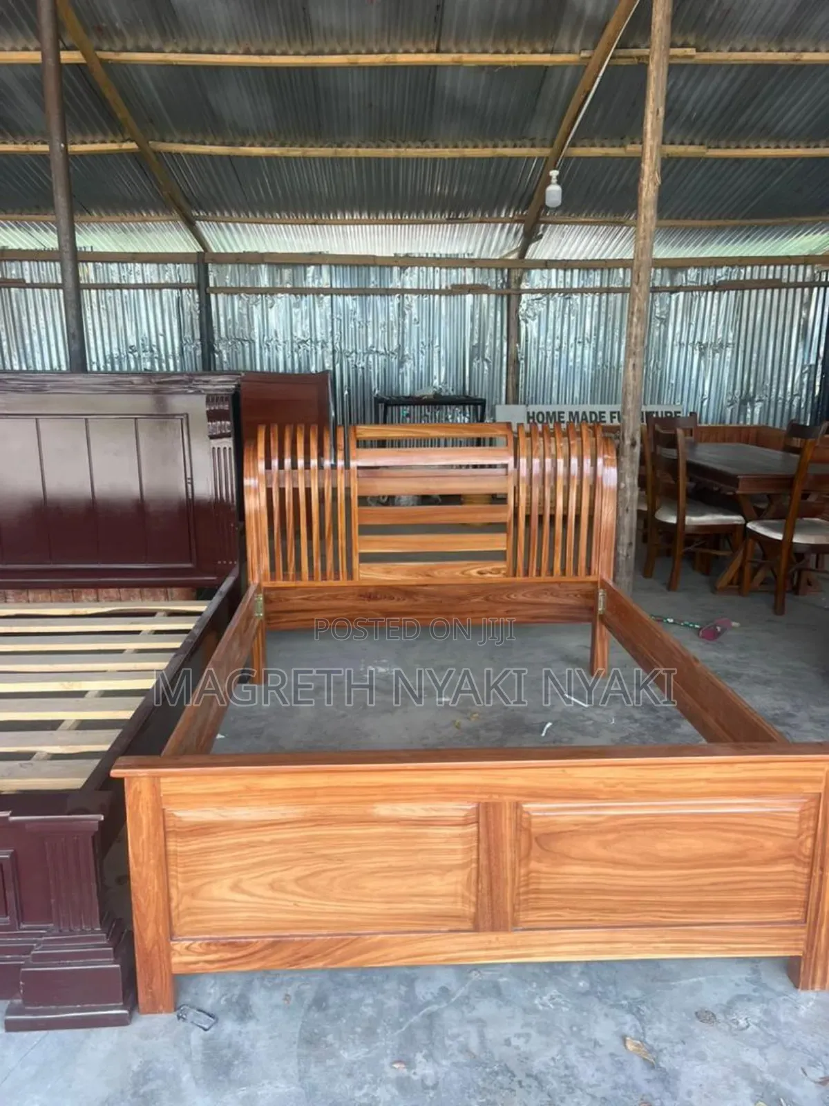 Kitanda Mbao Mninga 5/6
