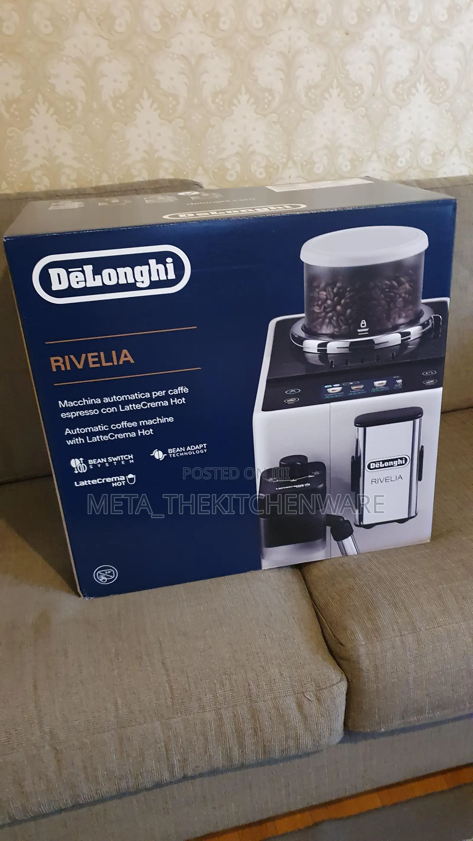 De'longhi Rivelia Fully Automatic Bean to Cup Coffee Machine