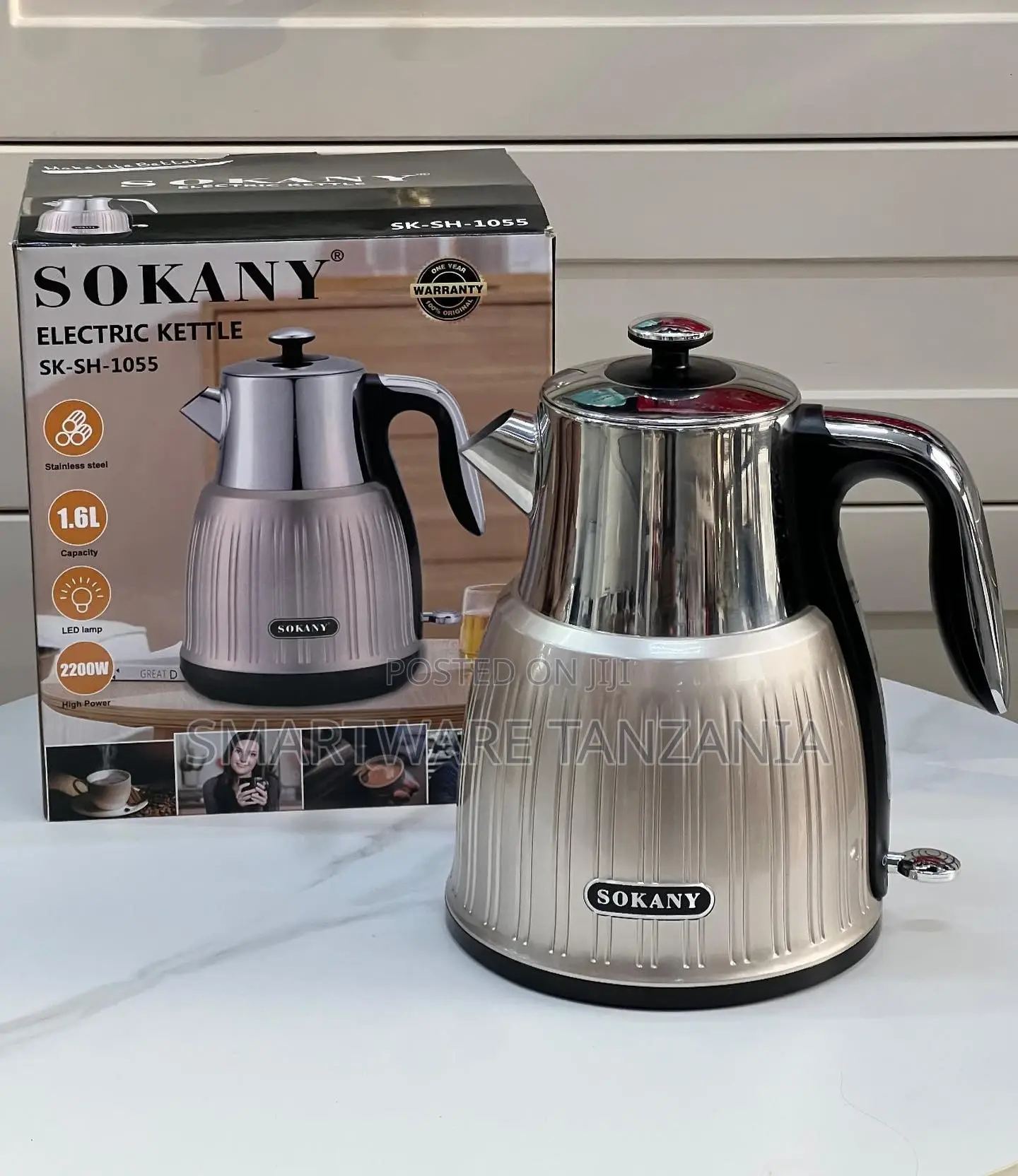 Household Automatic 1.6L Electric Kettle, Easy To Clean