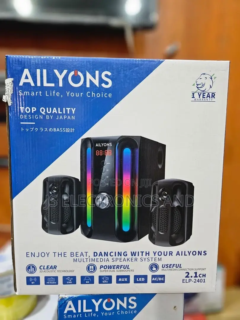 Big Offer % Ailyons Sabufa Spika Mbili Ina Support Bluetooth