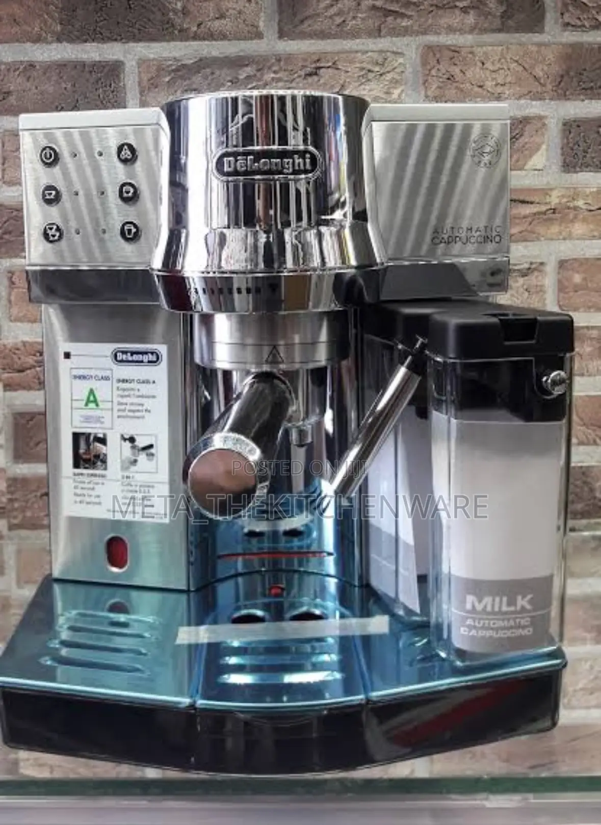 De'longhi Pump Espresso Coffee Machine, 15 Bar Ec 850.M