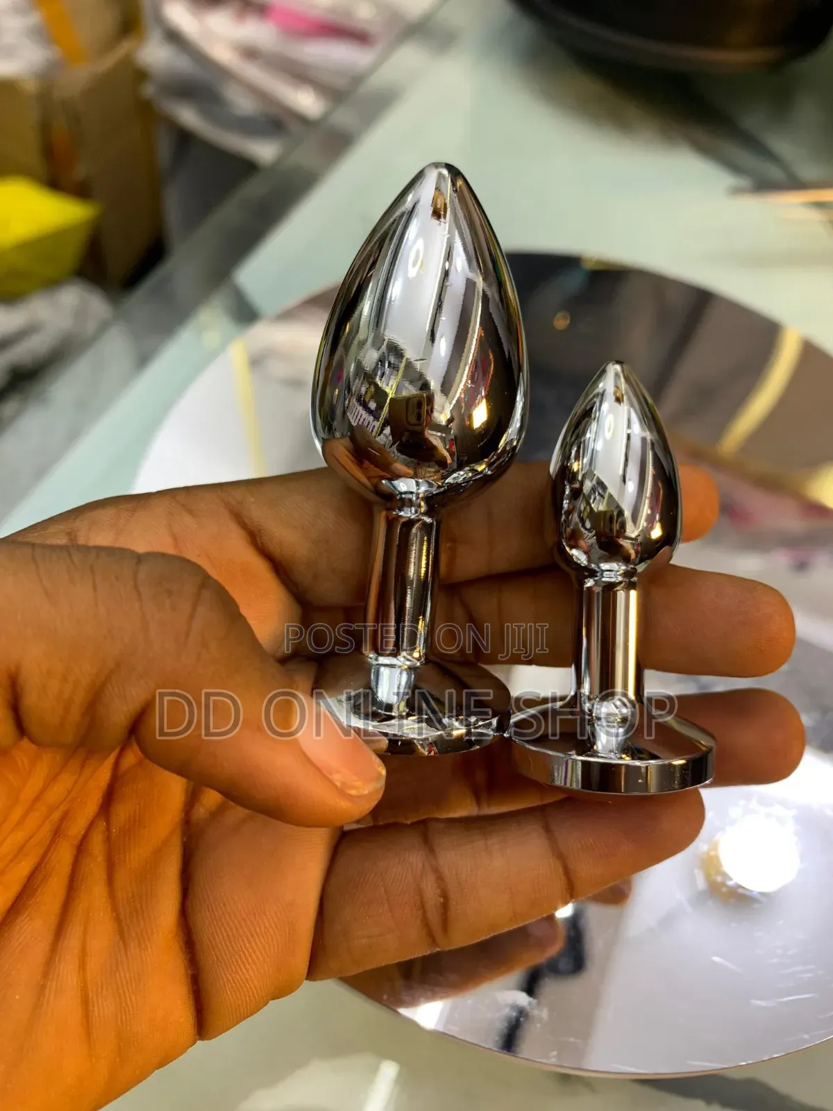 Silver Butt Plug