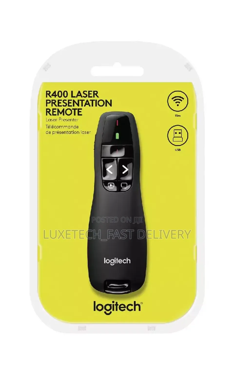 Logitech Wireless Presenter R400 Presentation Laser Pointer