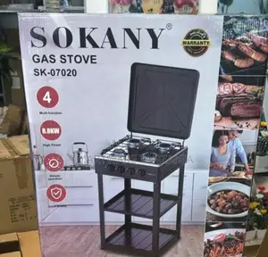 Portable Stove With Stand And Auto Ignition Black Or White
