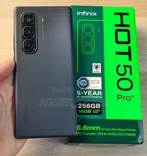 New Infinix Hot 50 Pro+ 4G 256 GB Black