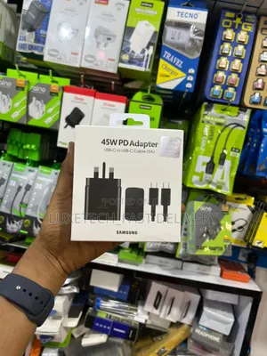 SAMSUNG CHARGER 45W Adapter With Cable Type-C-to-Type-C USB