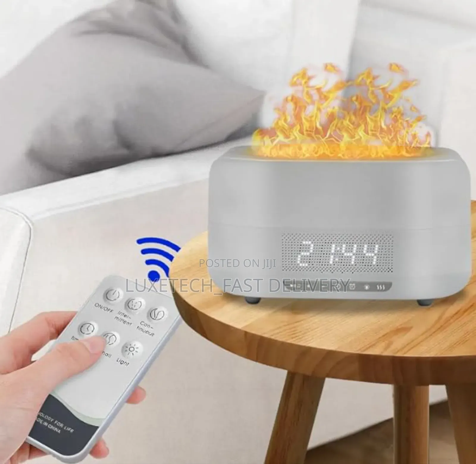 Aromatherapy Diffuser Similated Flame and Bluetooth Speaker