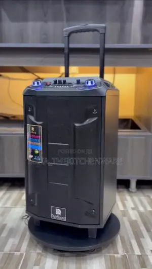 Richsound Rechargeable Trolley Speaker With 2 Wireless Mic