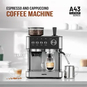 Geepas Espresso and Cappuccino Coffee Machine/Coffee Maker