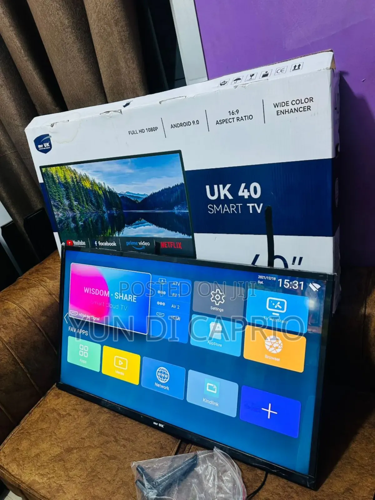 Mr UK Smart TV Inch 40 Fullbox
