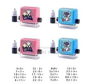 Math Roller Stamp For Addition, Subtraction, Multiplication