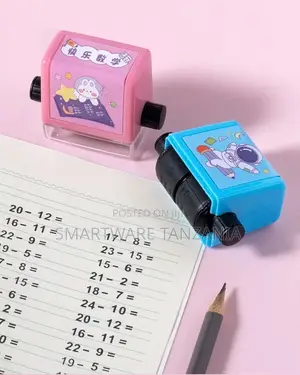 Digital Teaching Roller Multiply Division Stamps For Kids