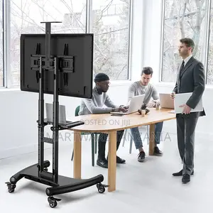 32-75 Inches Tv Bracket Movable Tv Stand Rack Floor Machine