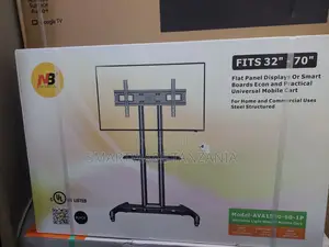 Mobile TV Stand With Wheels, TV Cart For 32"-70" TVS