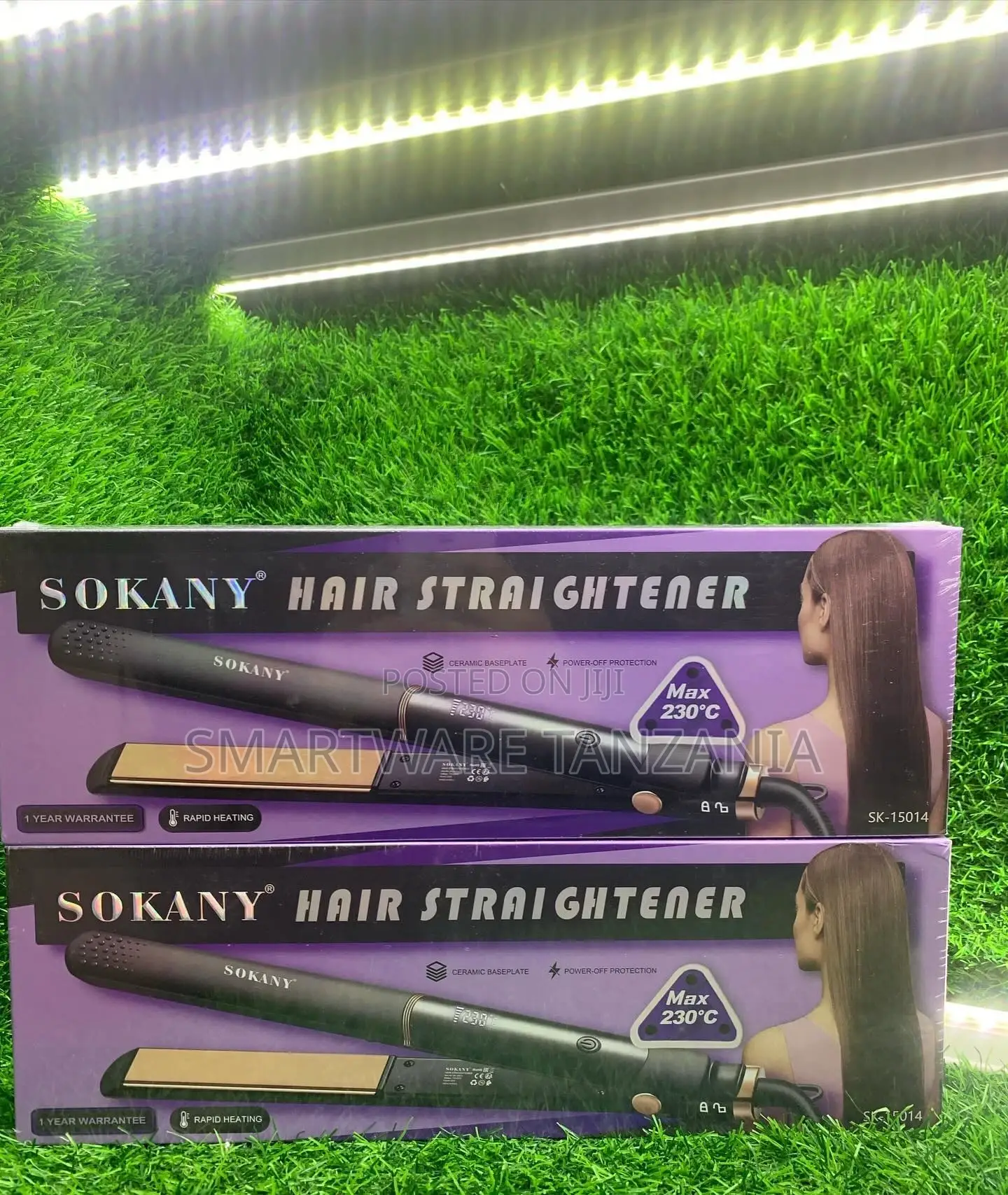 Hair Straightener, Up To 230° 2 Heat Settings, Ceramic Plate