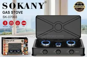 Sokany 3 Plate Gas Stove