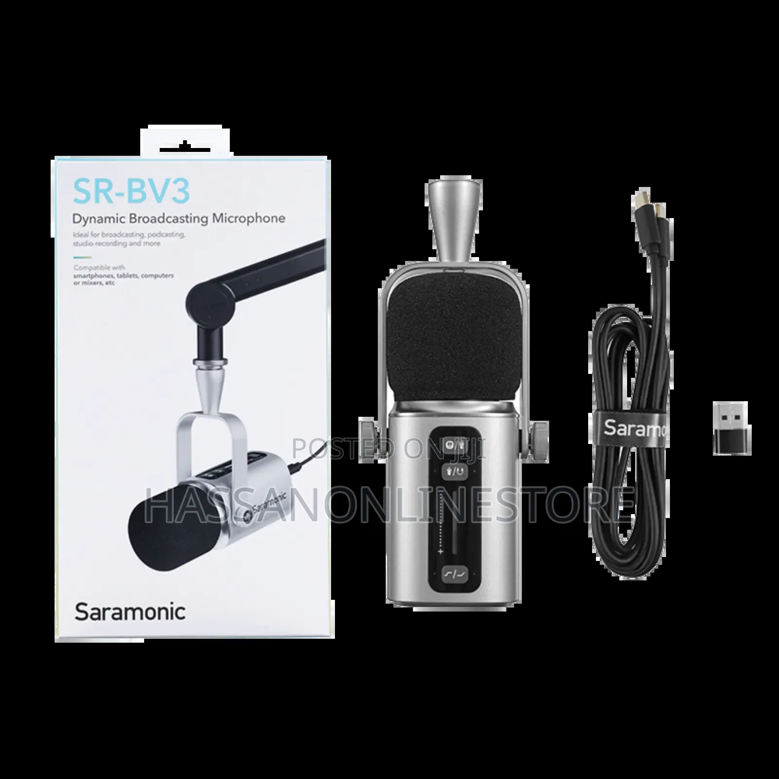 Saramonic Sr-Bv3 Dynamic Cardioid Broadcasting Microphone