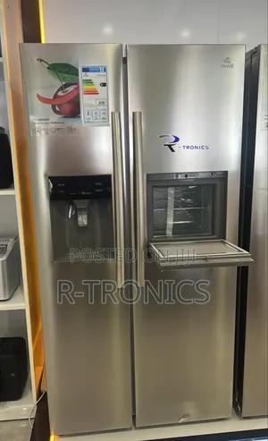 Evvoli Side to Side Refrigerator With Inbuilt Icemaker 575L