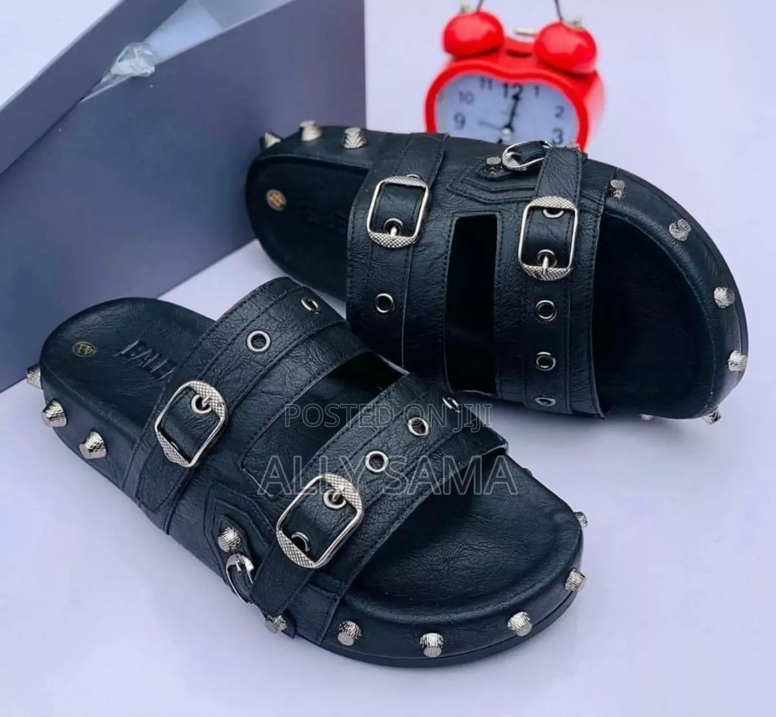 Mens Sandals Balenciaga Material Leather