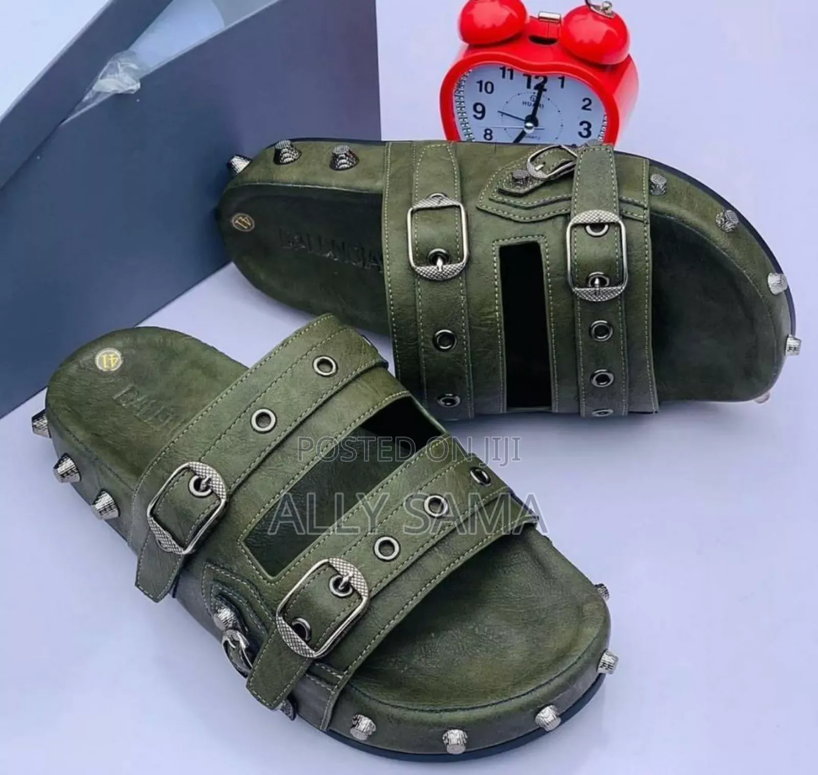 Mens Sandals Balenciaga Material Leather