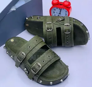 Mens Sandals Balenciaga Material Leather