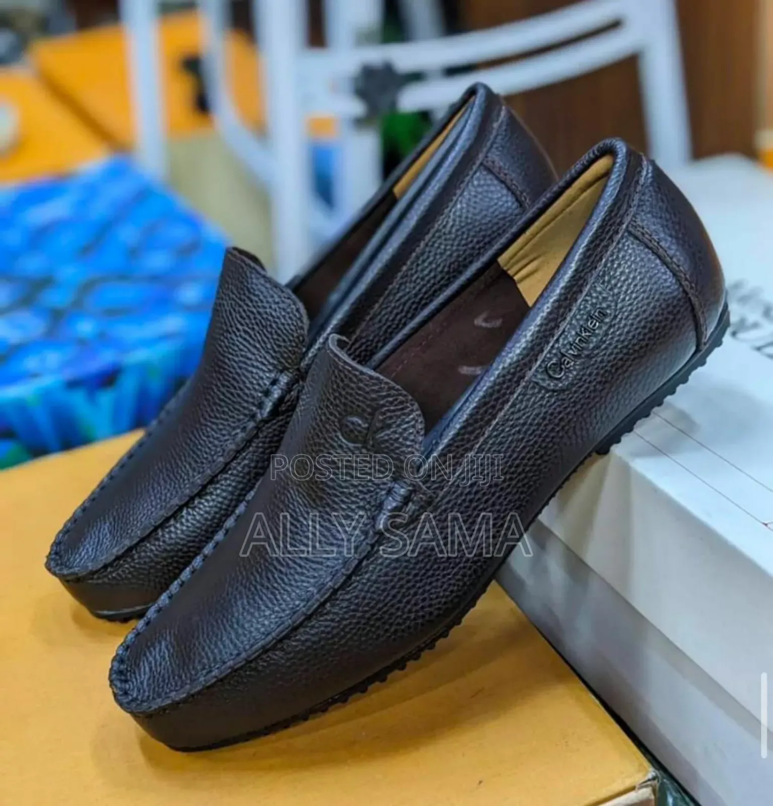 Mens Loafers Calvinklein Material Leather