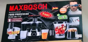 Max BQSCH Food Processor 7 in 1 Multifunction