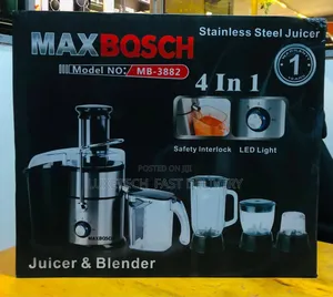 Max Bosch Juicer and Blender 4 in 1