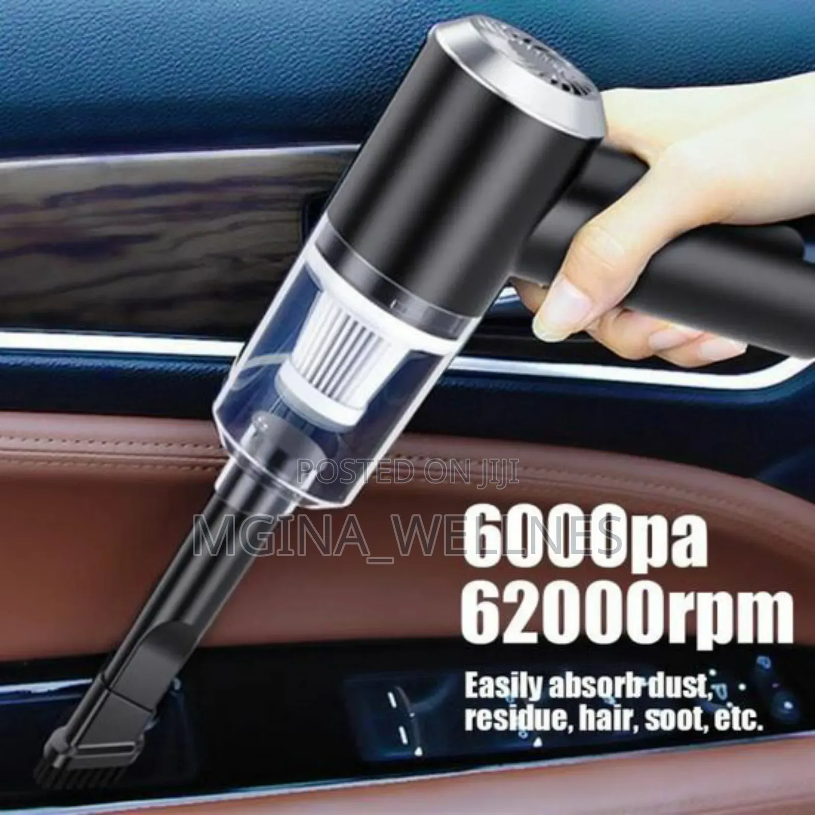 Car And Windows Vacuum Cleaner Duster (Wet Dry) Reachable