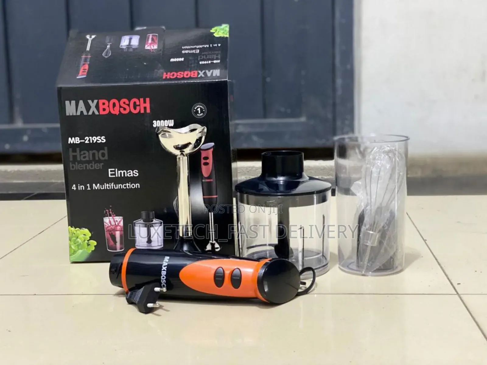 Max Bosch Hand Blender 4 in 1 Multifunctional