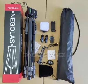Mobile Phone and Camera Tripod Stend Set
