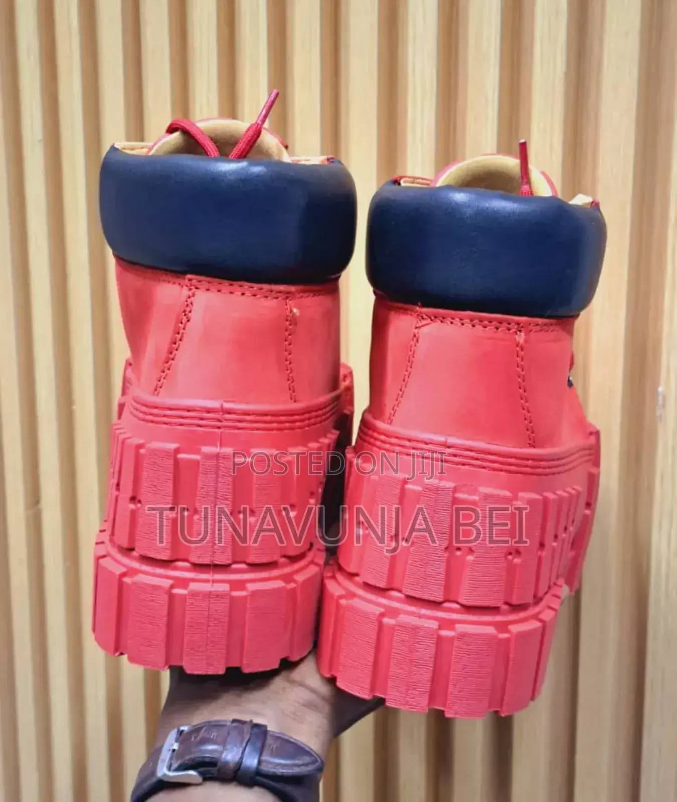 Red Boots Men