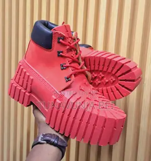 Red Boots Men