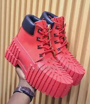 Red Boots Men