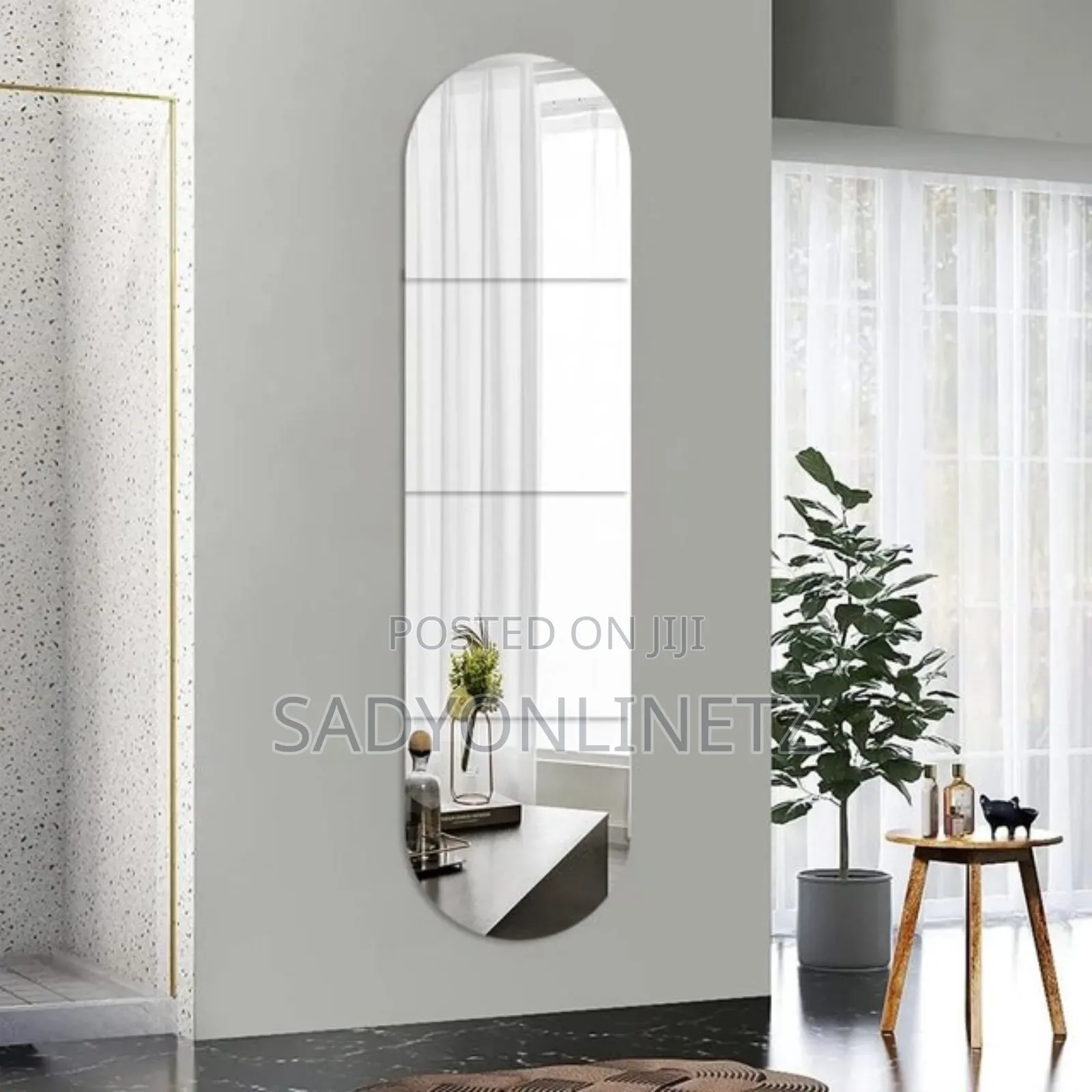 Unbreakable Wall Mirror Stickers 150×50cm
