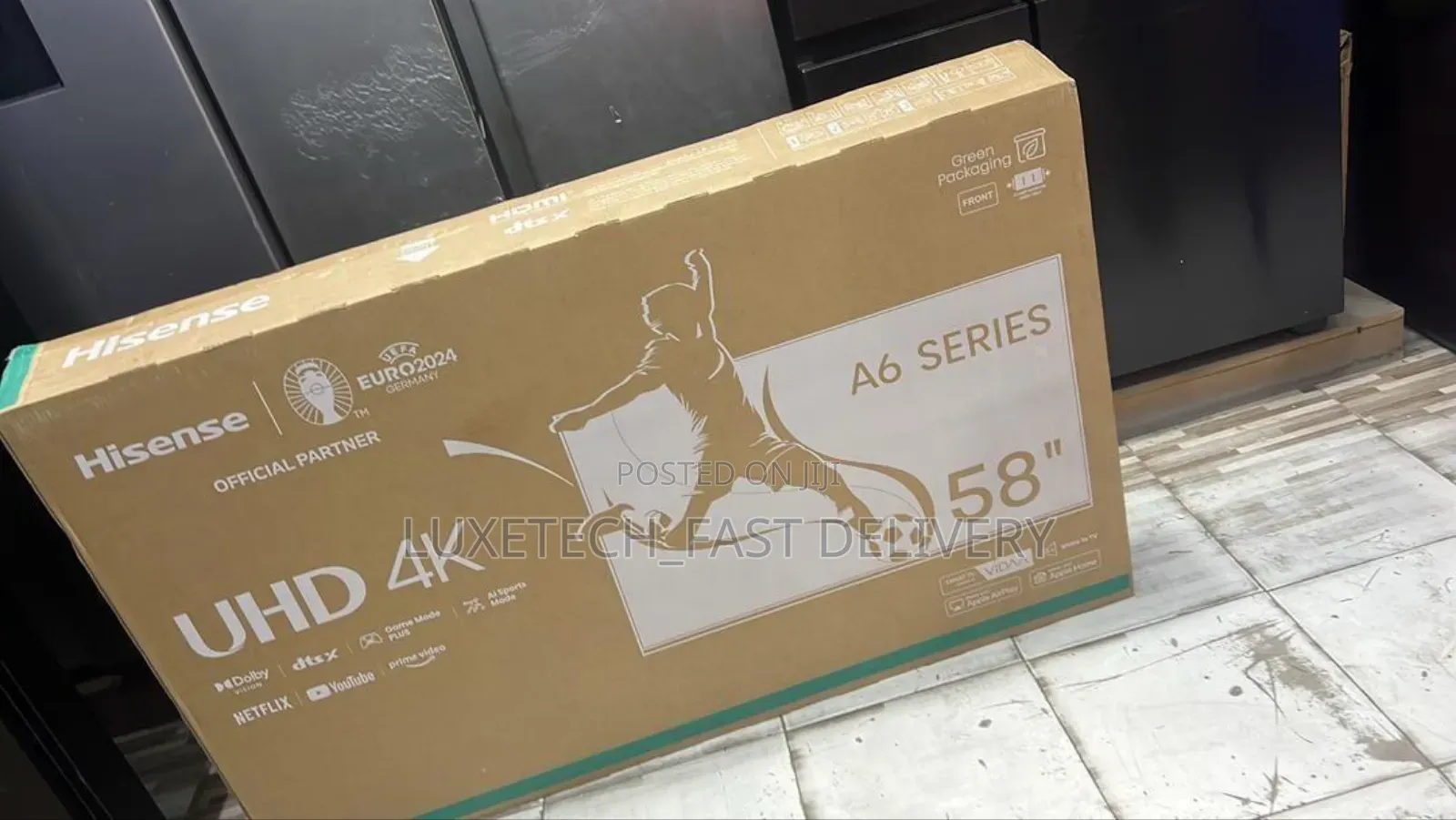 Hisense 58 Inches Smart Uhd Tv HDR Dolby Vision