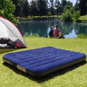 Inflatable Airbed With Hand Pump And Inflatable Pillow