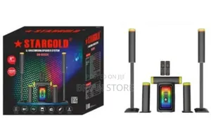 Star Gold Subwoofer With Stand Speaker