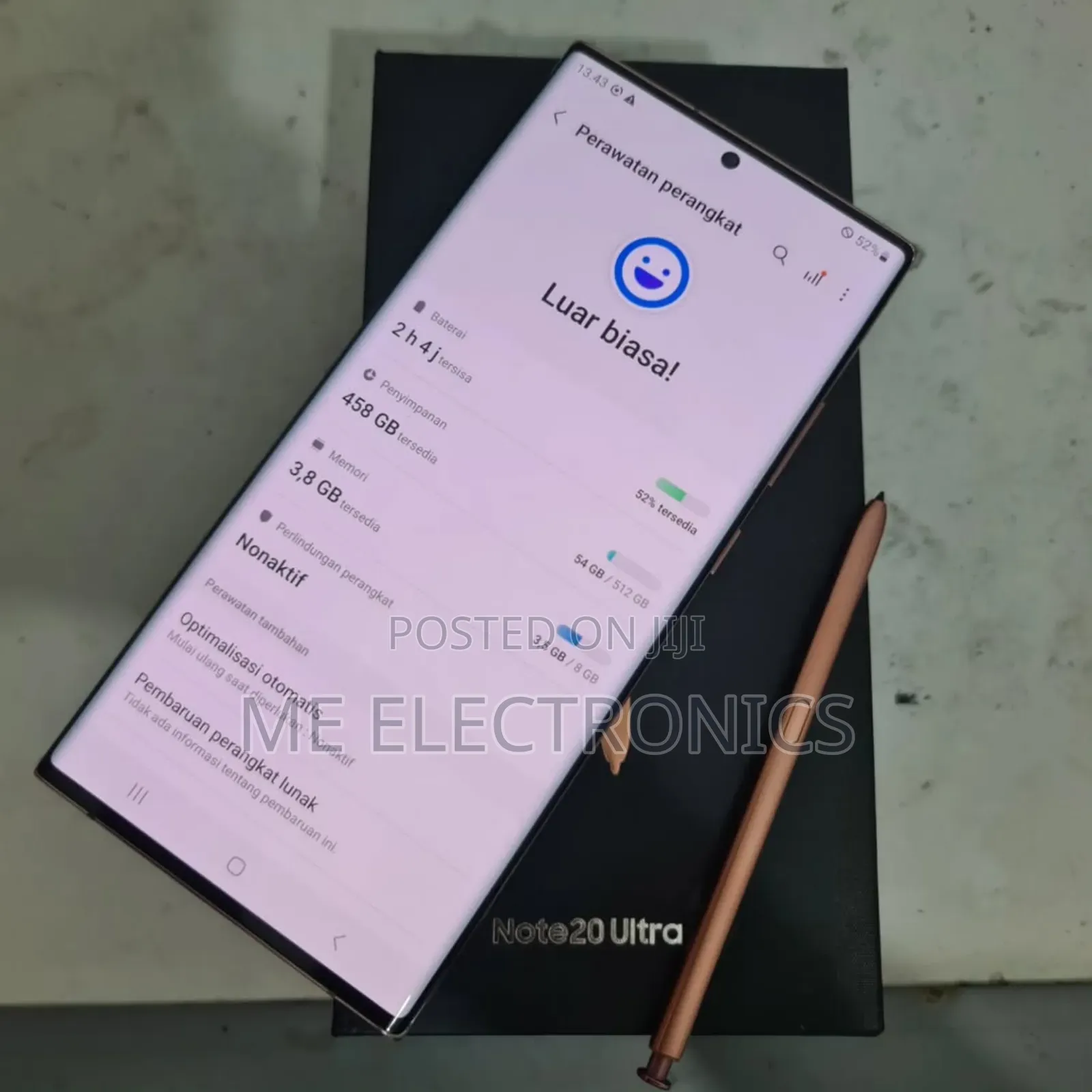 New Samsung Galaxy Note 20 Ultra 5G 256 GB Black