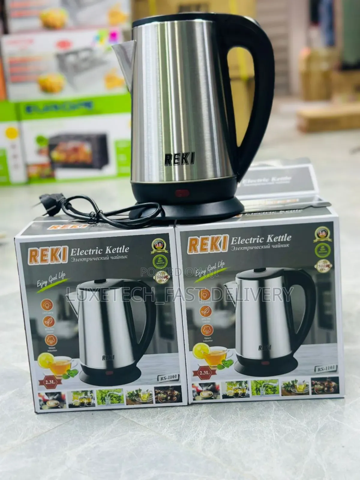 Electric Kettle 2.3L Stainless Steel