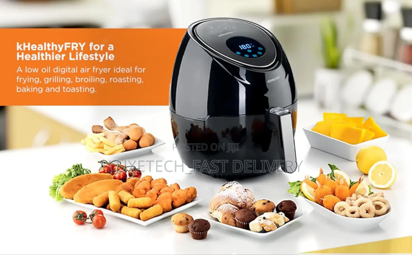 Kenwood Digital Air Fryer 3.8L(1.7kg) Original