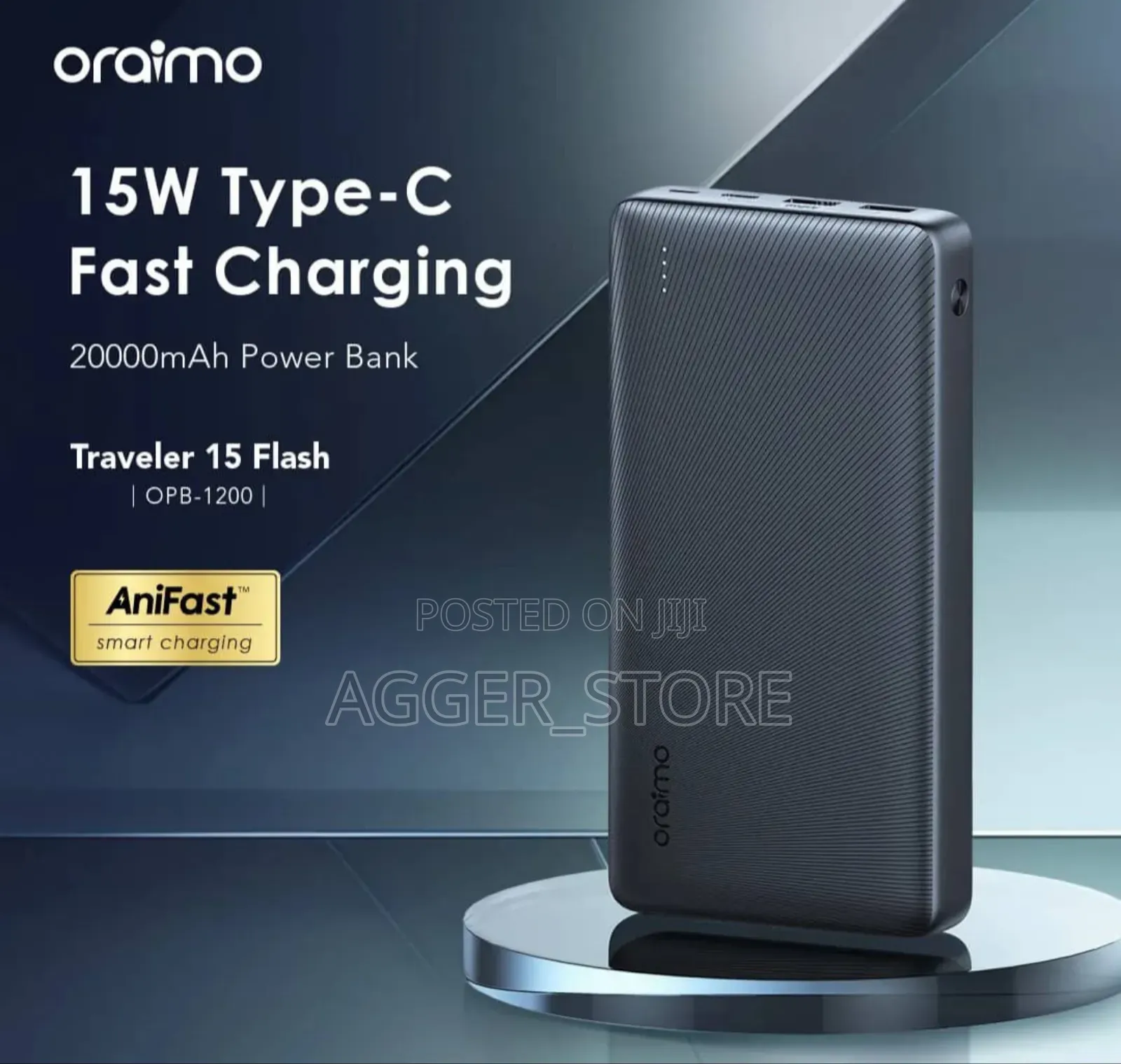 Oraimo Powerbank Opb 1200 20000mah (Traveler 15 Flash)