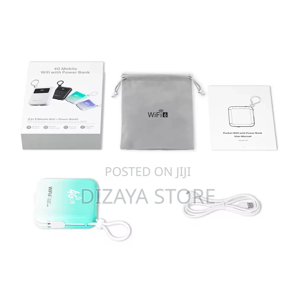 4G LTE Pocket Modem Wifi With Power Bank