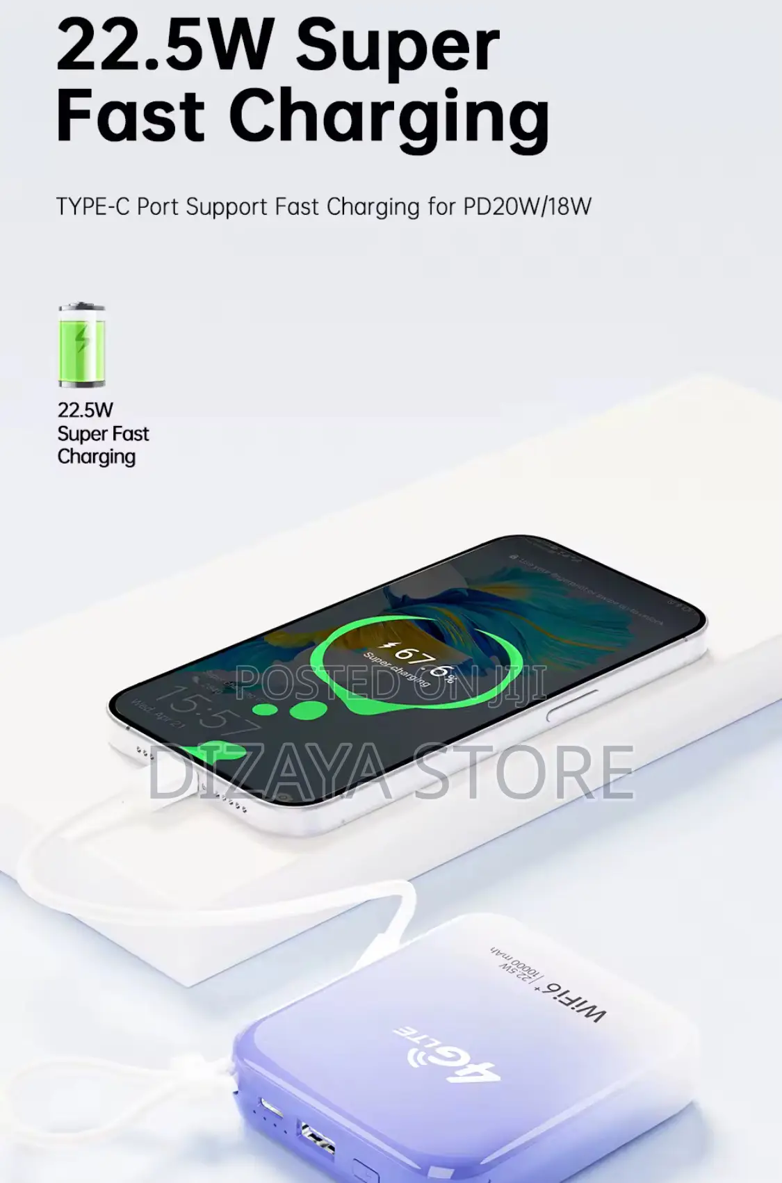 4G LTE Pocket Modem Wifi With Power Bank